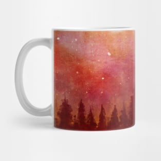 Landscape Neck Gator Treeline at Night Forest Mug